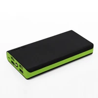 power bank shell with led flashlight 4 usb ports 5v 2a power bank charger case diy kits not included batteries