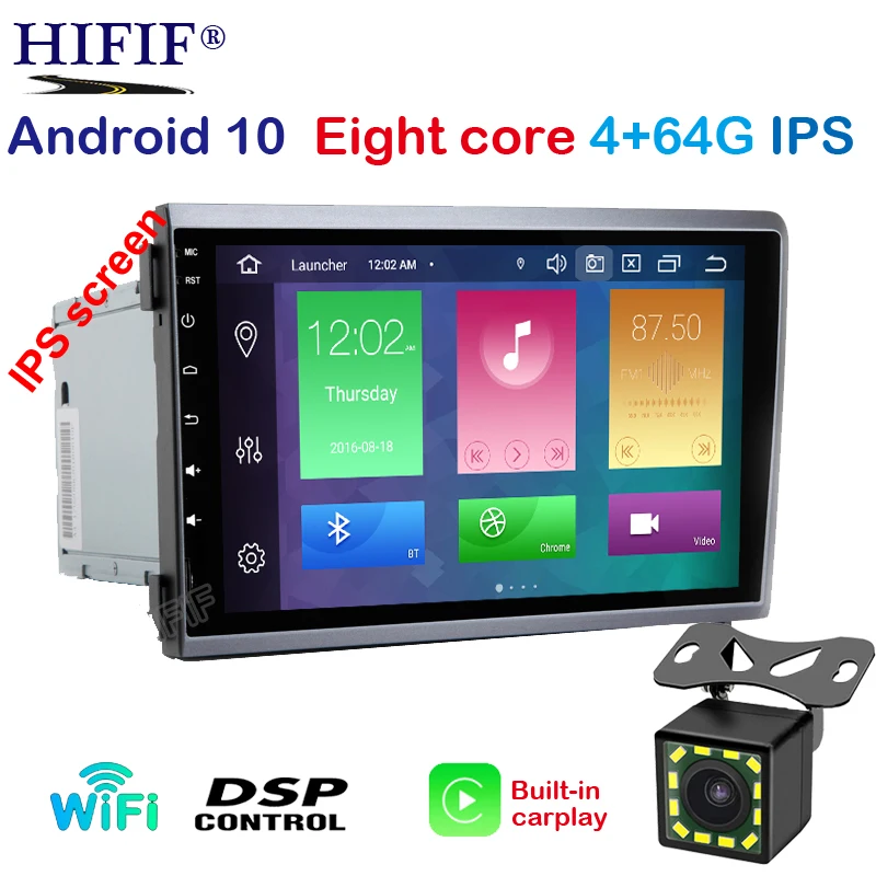 IPS Octa Core 4G + 64 ГБ Android 10 автомобильный DVD плеер головное устройство для VOLVO S60 V70 XC70 2000