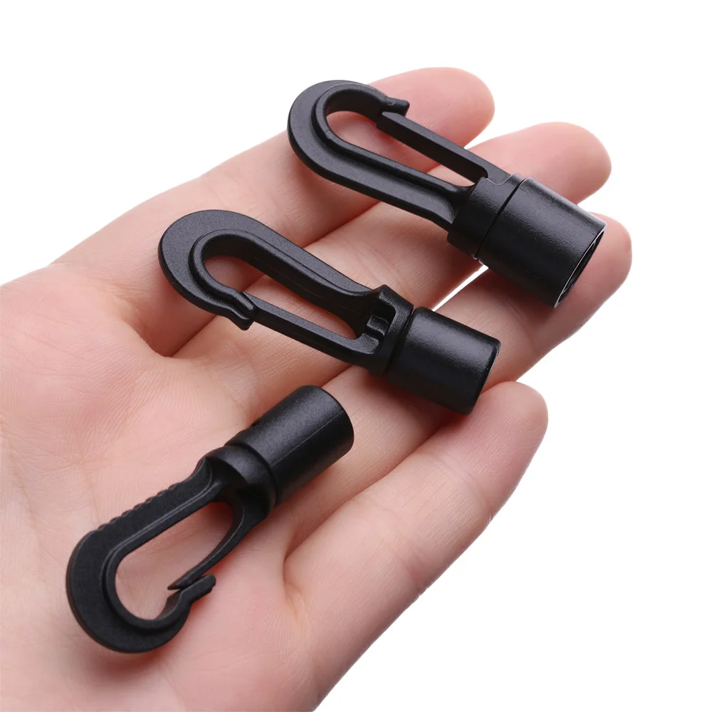 5 шт. POM карабин зажим банджи ударный галстуком-бабочкой концы шнура пряжки для