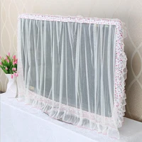 tv dust cover computer monitor protection stick wall mounted desktop curved screen soft fabric craft cover