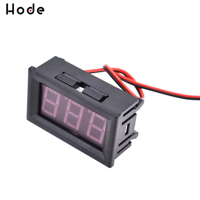 DIY Мини вольтметр тестер цифровой напряжения батарея постоянного тока 5 120 в