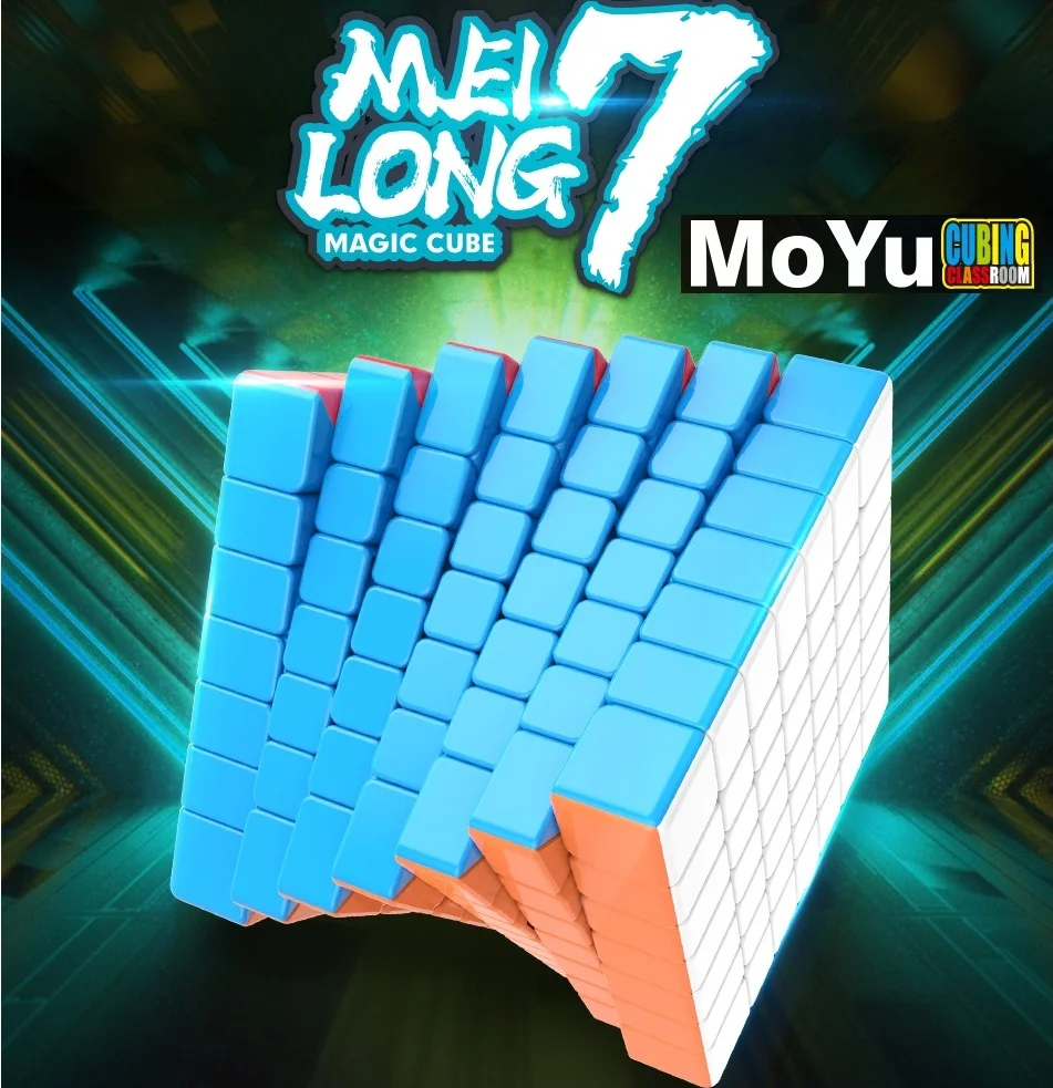 Магический куб MOYU 7x7x7 скорость 7x7 классная головоломка Meilong 7 лабиринт 7-слойный