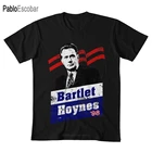 BartletHoynes '98-футболка акции West Wing, футболка west wing geeky stencil bartlet hoynes 1998, ретро политика акция