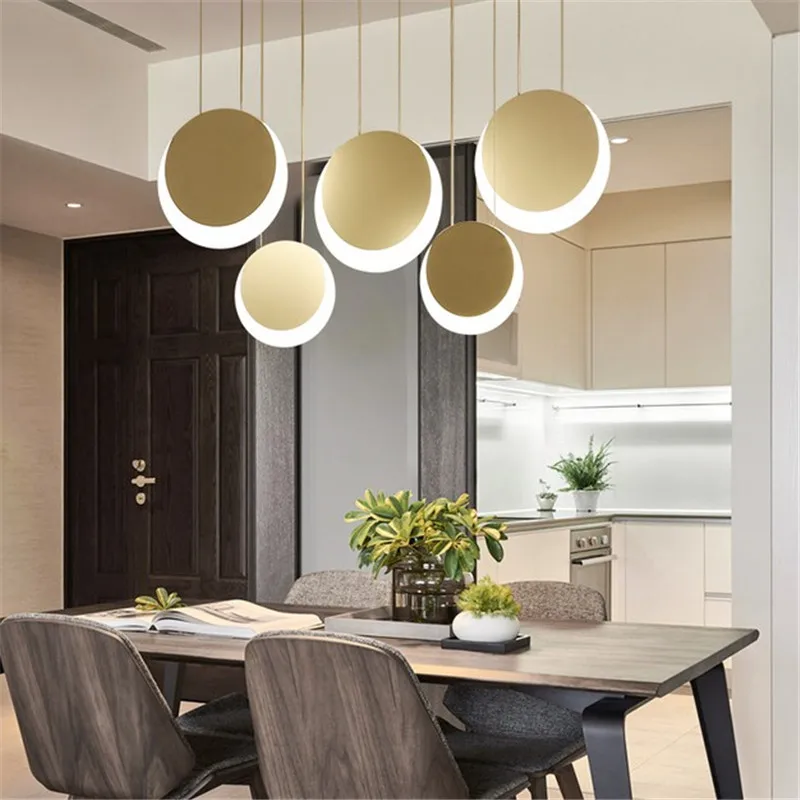 Современный металлический подвесной светильник s для гостиной кабинета Lustre