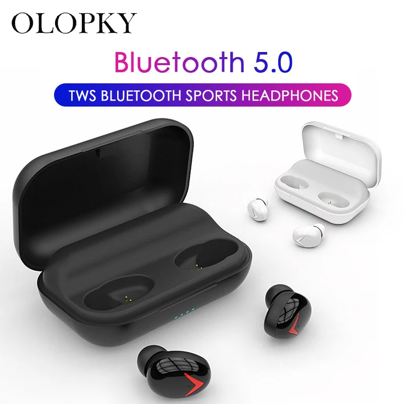 

MINI TWS A8 Bluetooth 5.0+EDR True Stereo earbuds Touch Control Heavy Bass Sport Earphones Wireless Headsets With Charging Case