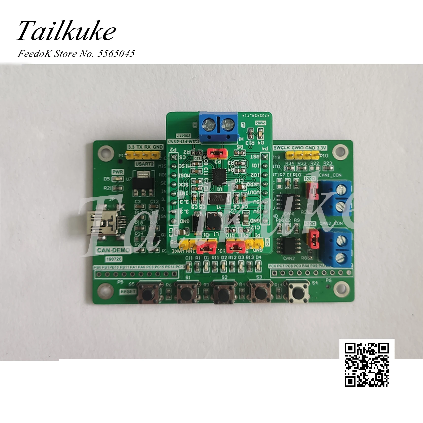 

Макетная плата Can Fd Tcan4550-Q1 модуль Stm32 код источника CANFD