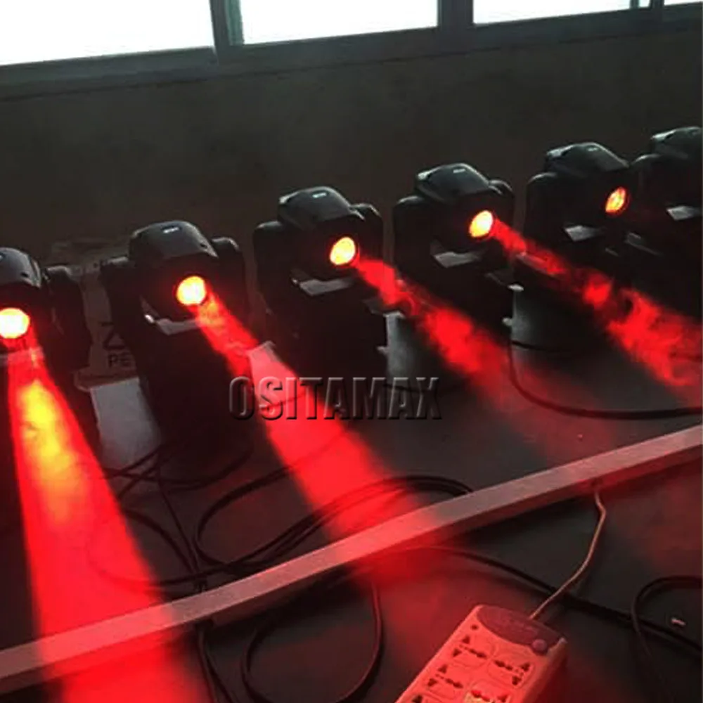 Миниатюрный Светодиодный точечный светильник Gobo движущаяся головка для