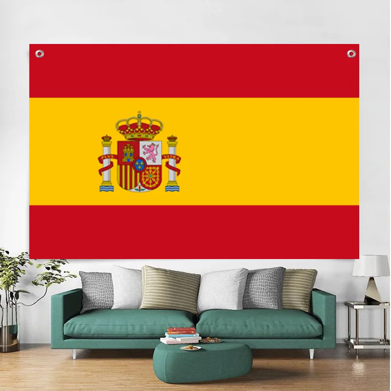 Флаги Испании 150*90 см флаг полиэстер декор для стен дома баннер | Дом и сад