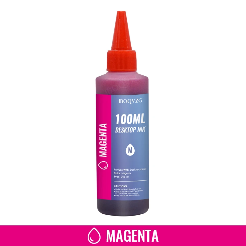 IBOQVZG Universal 100ml Refill Dye Ink Kit for Epson Canon HP Brother All Model Printer ink CISS Voor inkt Tank | Компьютеры и офис