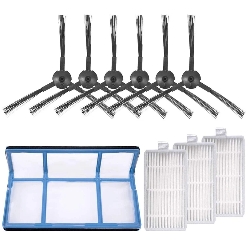 

Сменный комплект аксессуаров для ILIFE V3 V3S V5 V5S V5S Pro, фильтр для робота-пылесоса Pro, боковые фильтры для робота-пылесоса Br