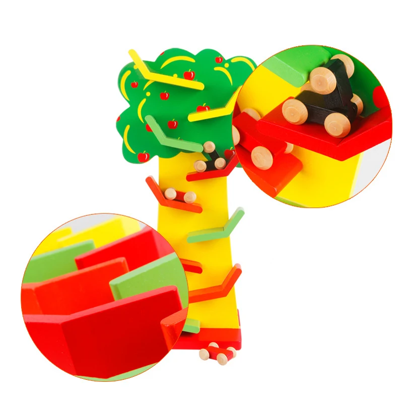 Montessori Toys Educational Wooden for Children Early Learning Kids Intelligence Cognitive Development Track Game | Игрушки и хобби