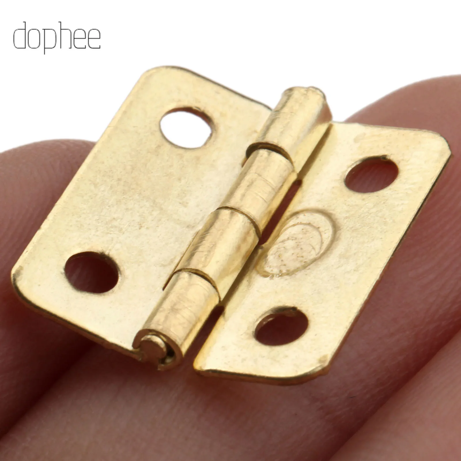 Dophee 20/50 шт шарнир золото античная бронза украшения дверные петли для деревянного