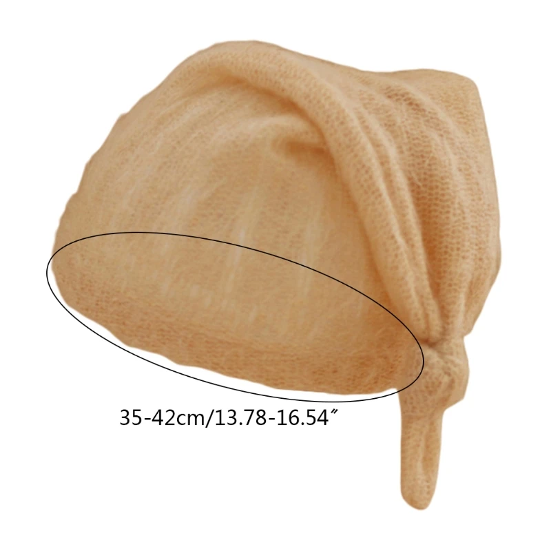 

Newborn Photography Props Baby Mohair Woven Hat Infants Photo Shooting Knitted Crochet Beanie Cap
