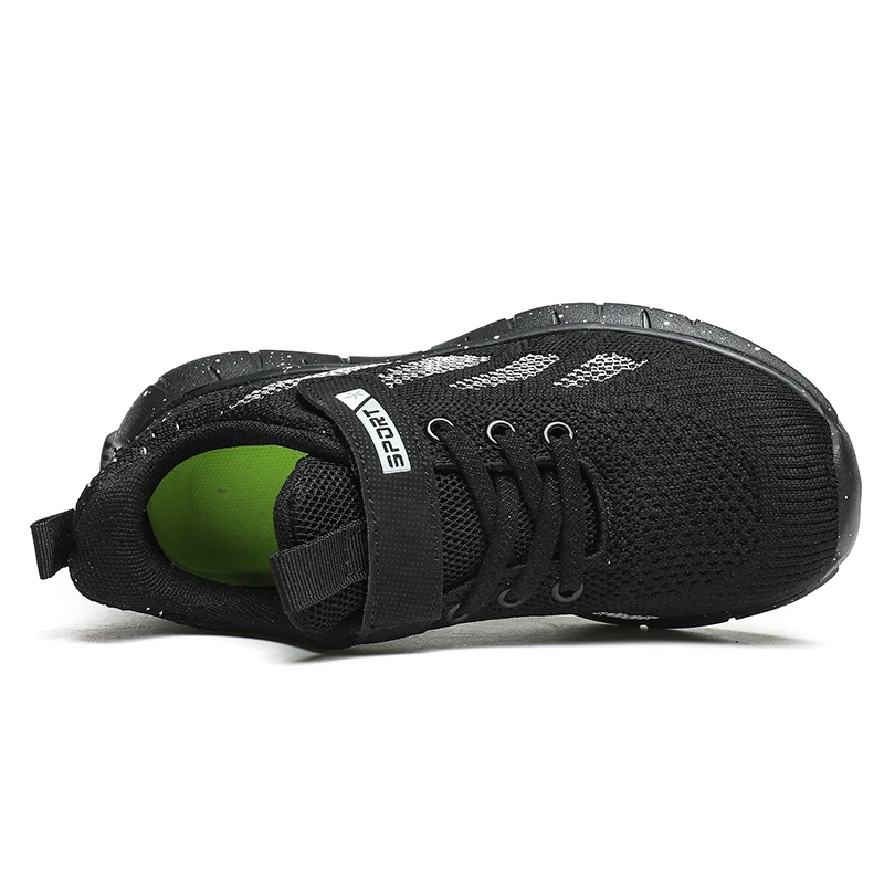 

2021 Hot Kids Shoes Sneakers Boy Black Boys Jogging Walking Shoes Breathable Boy Soft Bottom Shoes Designer Boys Sneakers