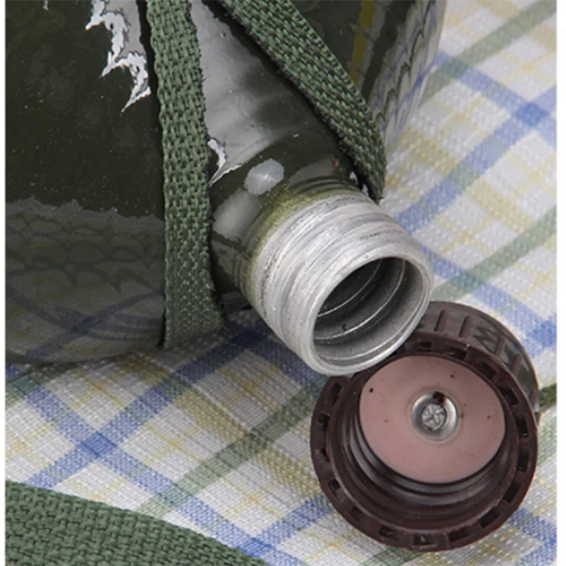 Армейский Зеленый алюминиевый чайник 1-3 л китайская Военная бутылка для воды