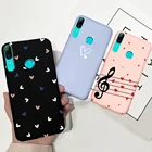 Задняя крышка для Huawei P Smart Z, чехол для пары, бампер, оболочка, мультяшный милый кот, оболочка для телефона Huawei P Smart, Женская умная задняя панель