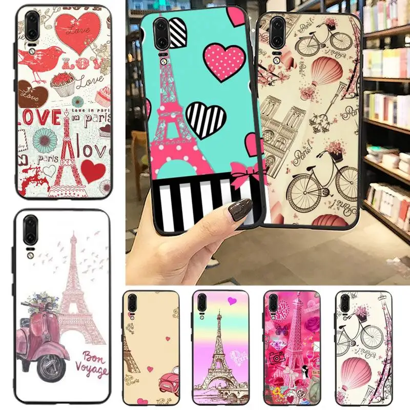 

Paris iron tower France Phone Case For Huawei P20 P30 P40 lite Pro P Smart 2019 Mate 10 20 Lite Pro Nova 5t