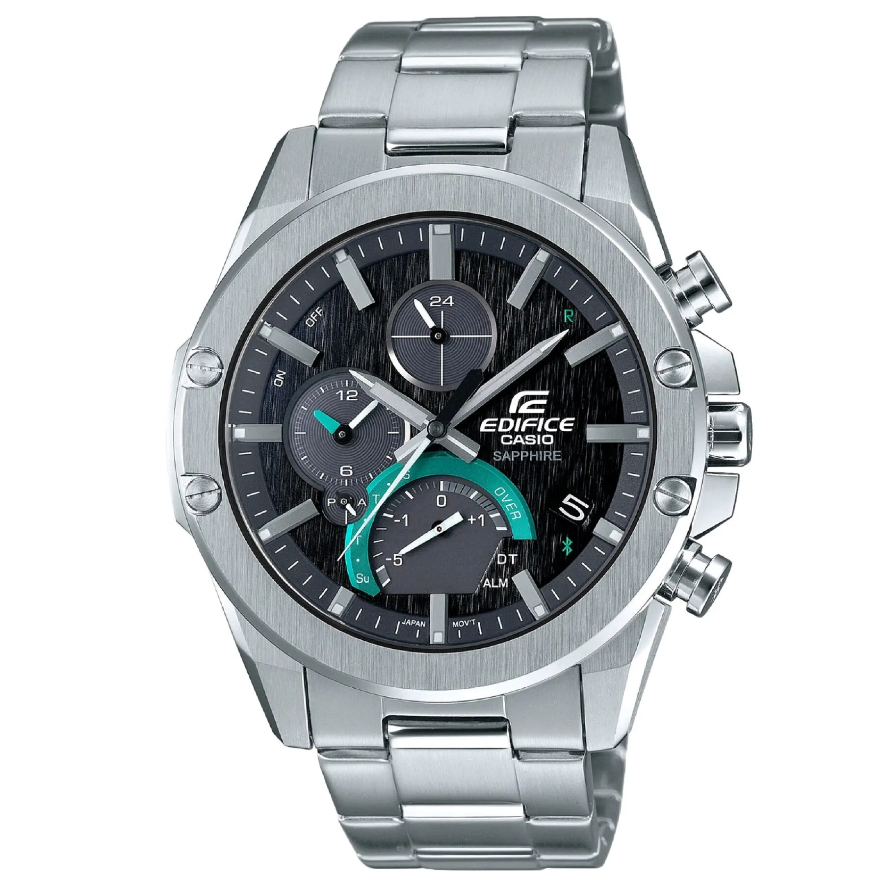 Часы ``CASIO`` EQB 1000D 1A мужские японские наручные часы с секундомером солнечной