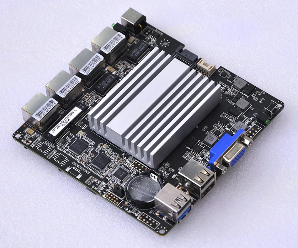 KANSUNG Intel Celeron J1900 Мини ПК четырехъядерный 4 гигабитный Lan маршрутизатор брандмауэр X86 Windows 10 безвентиляторный мини настольный ПК компьютер