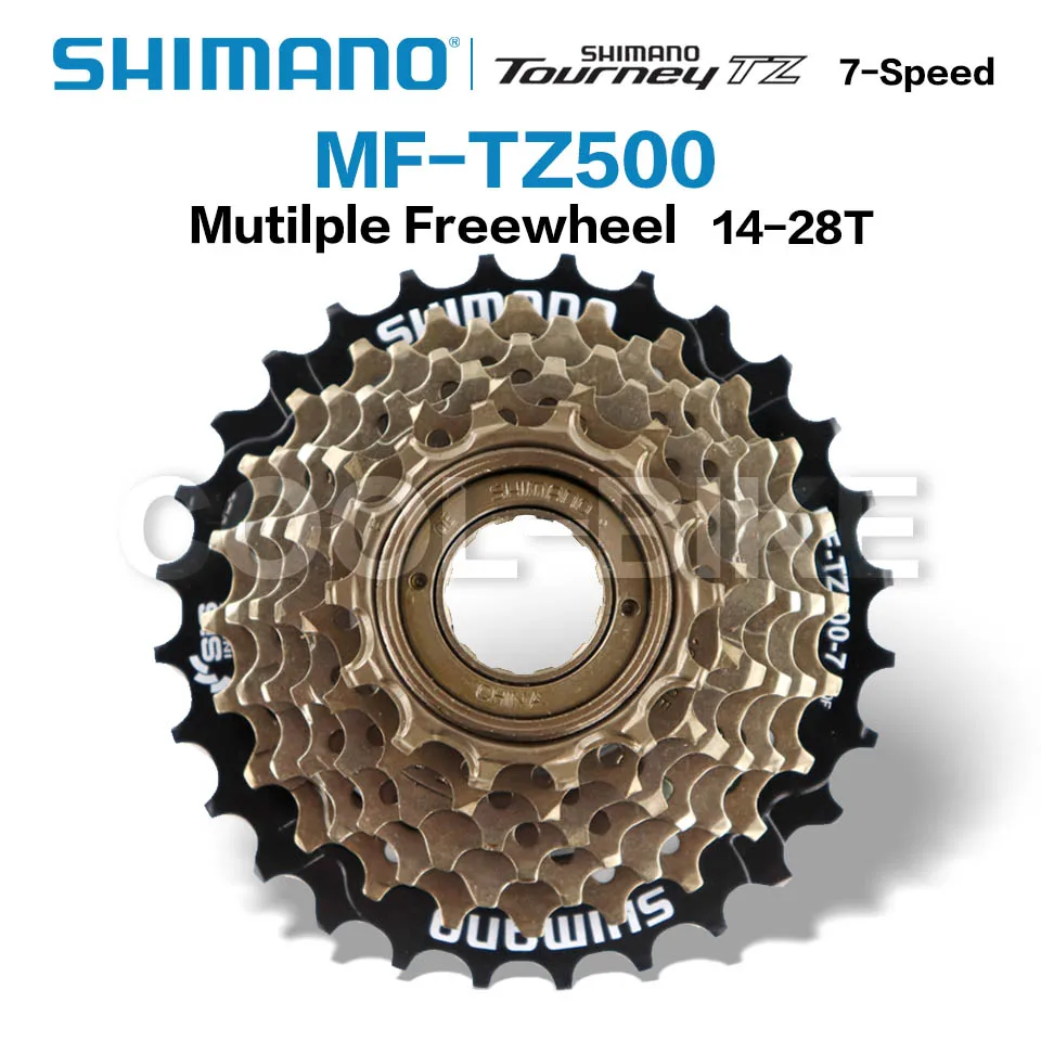 SHIMANO MF TZ500 6 Speed 7 скоростей механизм трещотки для велосипеда 14 28 звездочки 6s