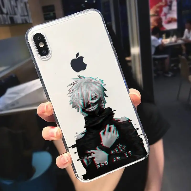 

Tokyo Ghoul Japan anime Phone Case Transparent soft For iphone 5 5s 5c se 6 6s 7 8 11 12 plus mini x xs xr pro max