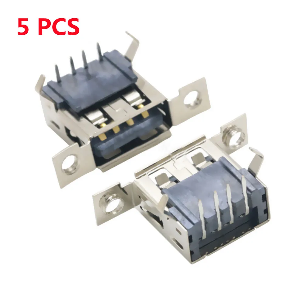 5 шт. Тип Micro USB 2 0 4 контактный гнездовой разъем usb порт для док станции хвостовой