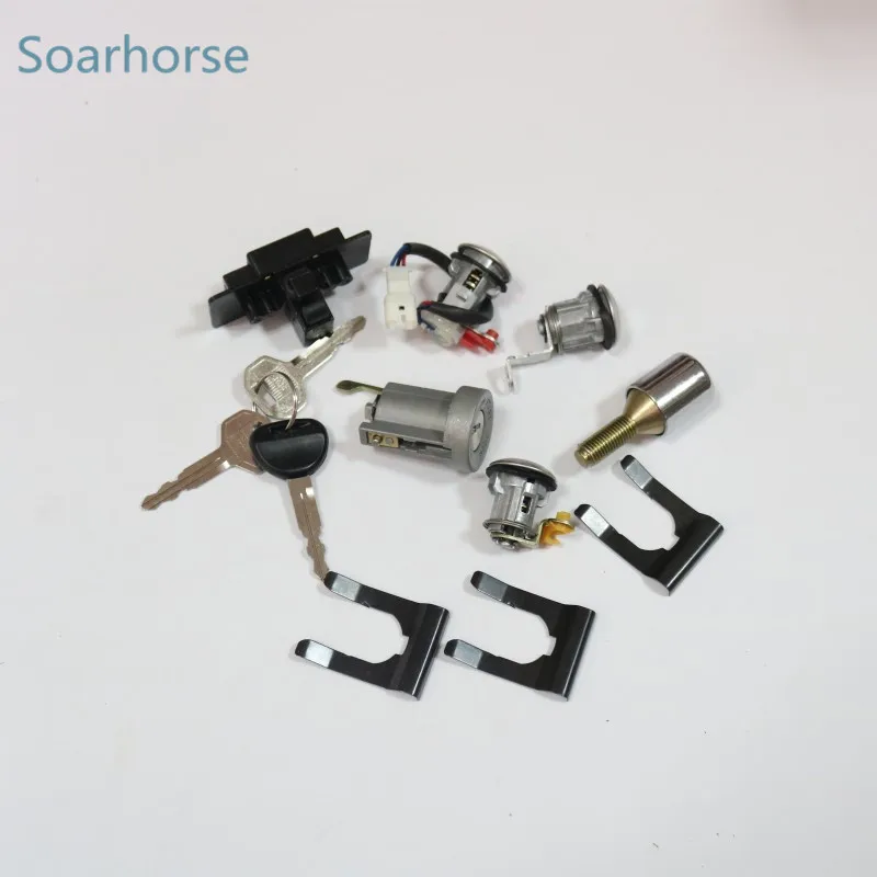 Комплект замка зажигания Soarhorse для Mitsubishi Pajero montero MK2 2nd V32 4G54|Замки и фурнитура| |