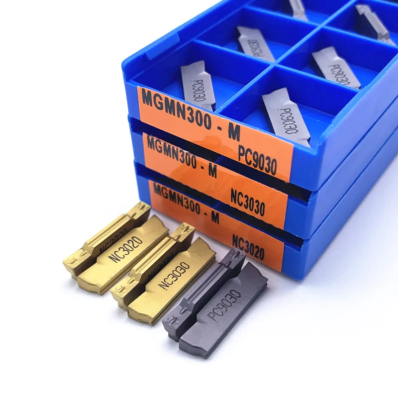 MGMN200-inserciones de carburo de ranurado CNC, herramienta de torneado, MGM300 MGMN400 PC9030/NC3020/NC3030