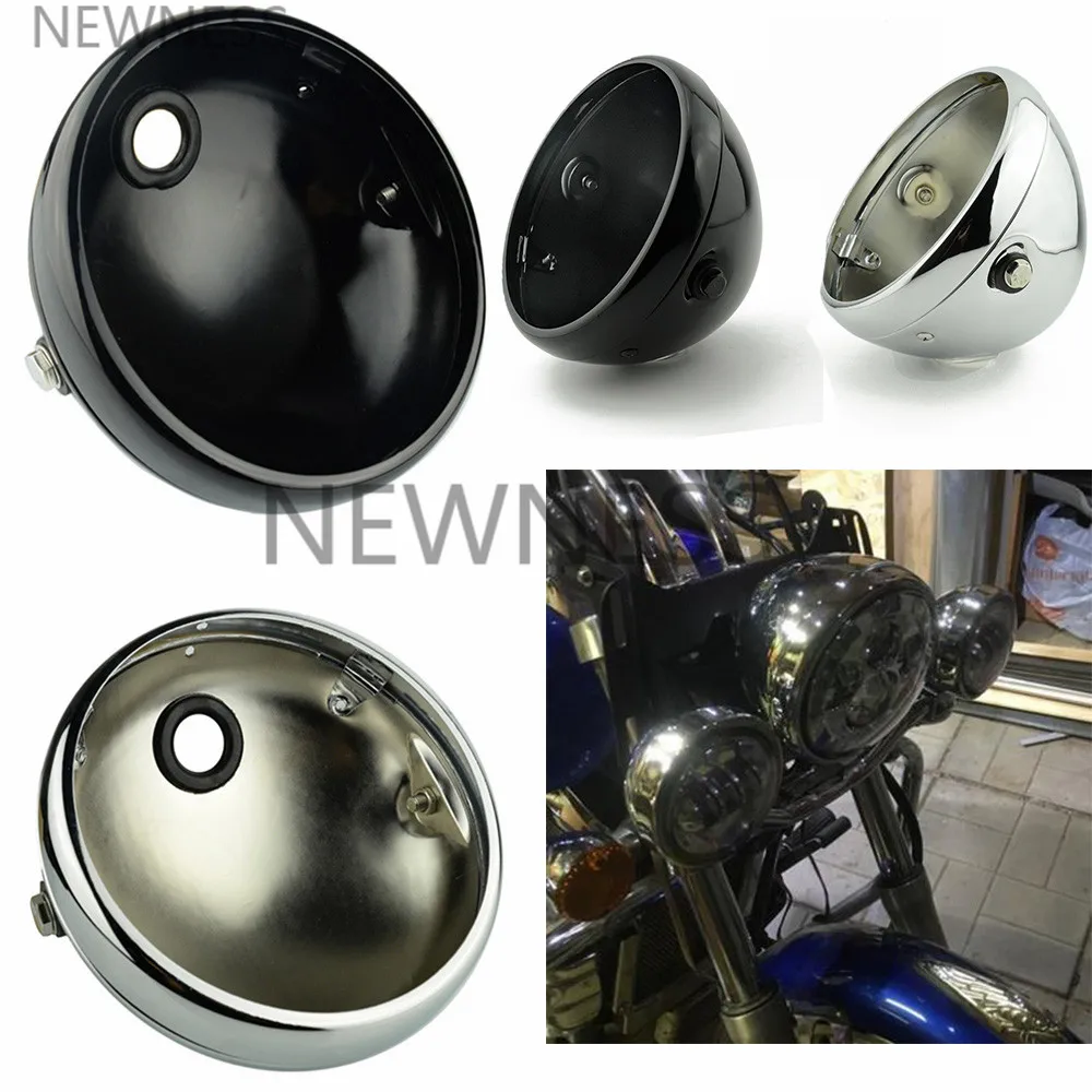 7-дюймовый наружный корпус Мотоцикла светодиодный налобный фонарь фары для Honda