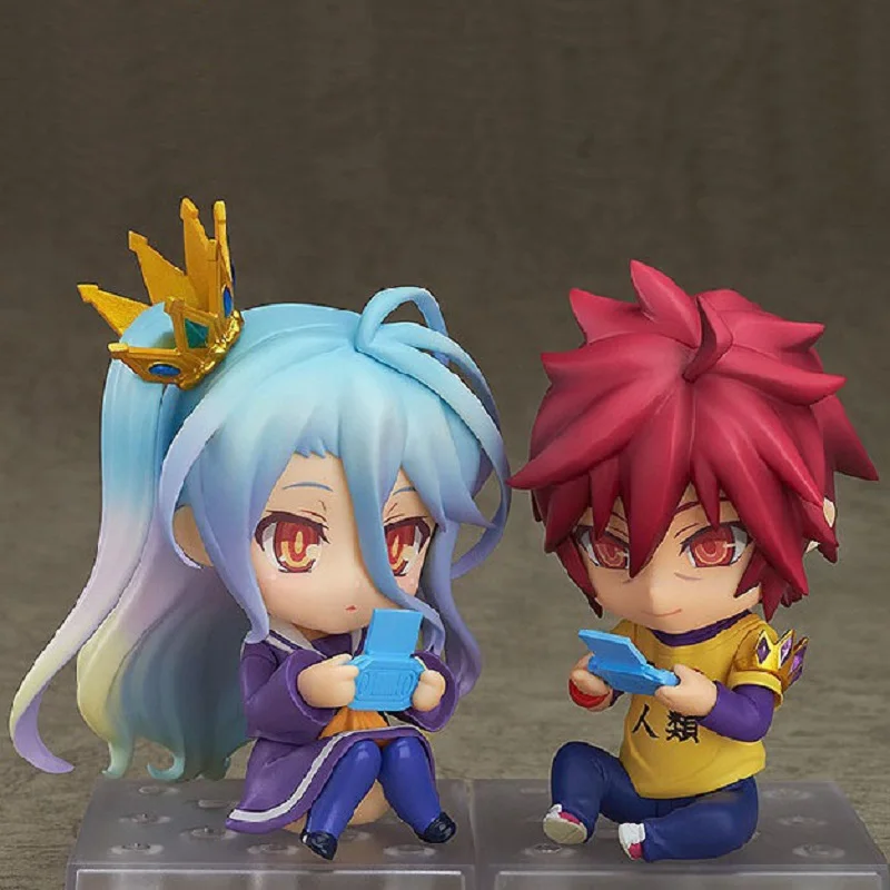Экшн фигурка аниме No Game Life Mini Sora 652 Shiro 653 Q Ver из ПВХ со сменными моделями детское