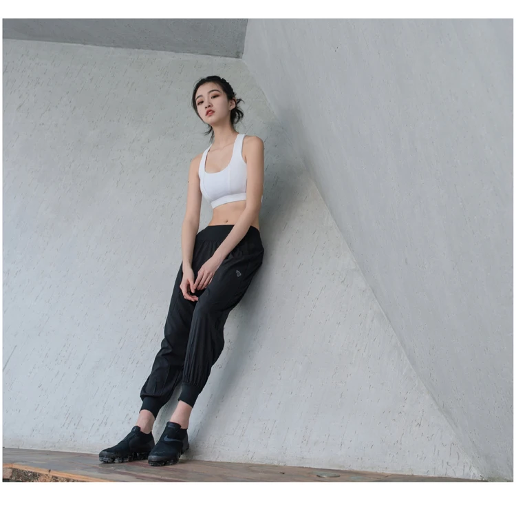 Штаны для йоги с высокой талией женские гладкие спортивные Леггинсы фитнеса