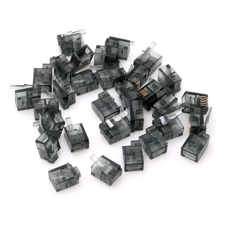 50 шт./лот красочный разъем RJ12 6P6C красный синий зеленый Пряжка для кабеля сделай