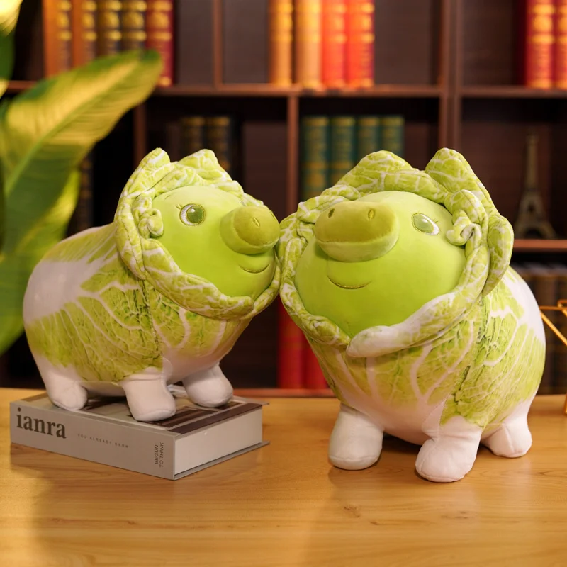 

Kawaii Vegetable Fairy Plush Toy Japanese Cabbage Dog Fluffy Stuffed Animals Dog Soft Doll Shiba Inu Pillow Baby Kids Toys Gift