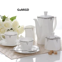 christmas wedding bone china coffee cup suit coffee set with british afternoon tea set household european elegant personality