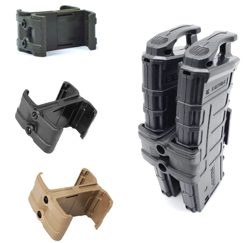

Tactical Clip Dual Magazine Coupler Airsoft Parallel Connector Coupler Link Magazine hunting Accessory