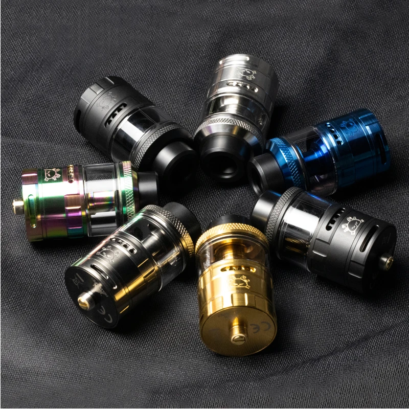 

Оригинальный бак Hellvape Fat Rabbit RTA емкостью 5,5 мл системой двойного потока воздуха RTA 810 дрип-тип Ом