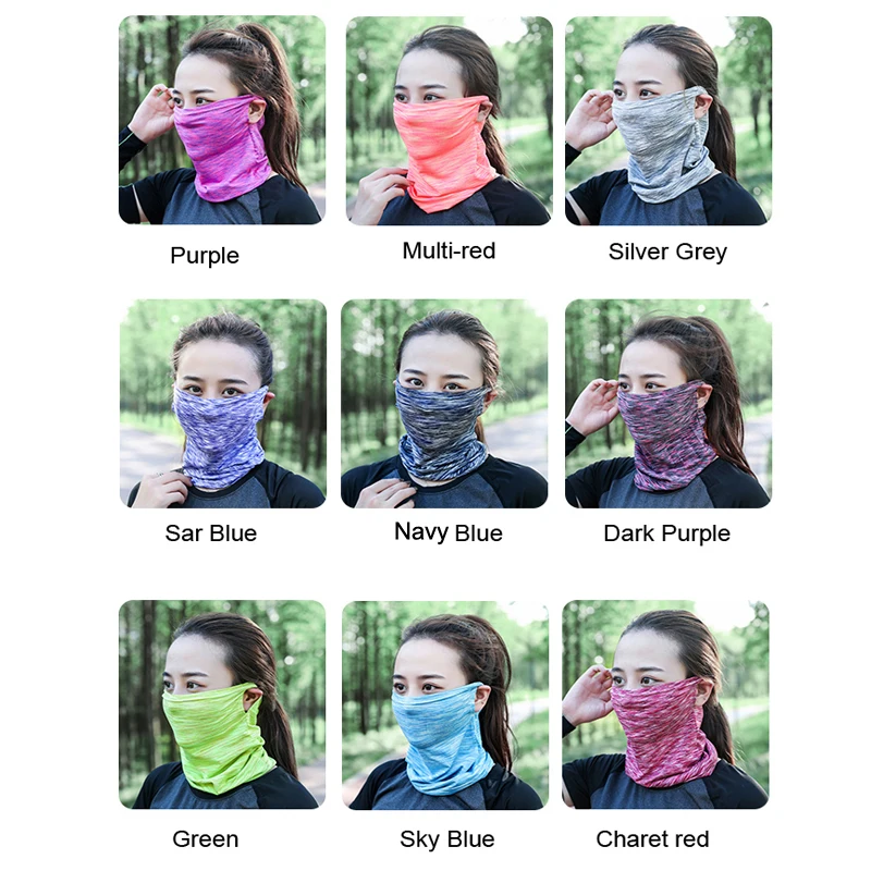 Маска для лица трубчатый бесшовный волшебный шарф велосипедная бандана женщин и