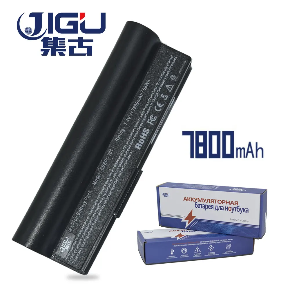 JIGU 7800 мАч аккумулятор для ноутбука ASUS 7BOAAQ040493 P22 900 Eee PC 12G 701 20 г 801 8G XP|Аккумуляторы