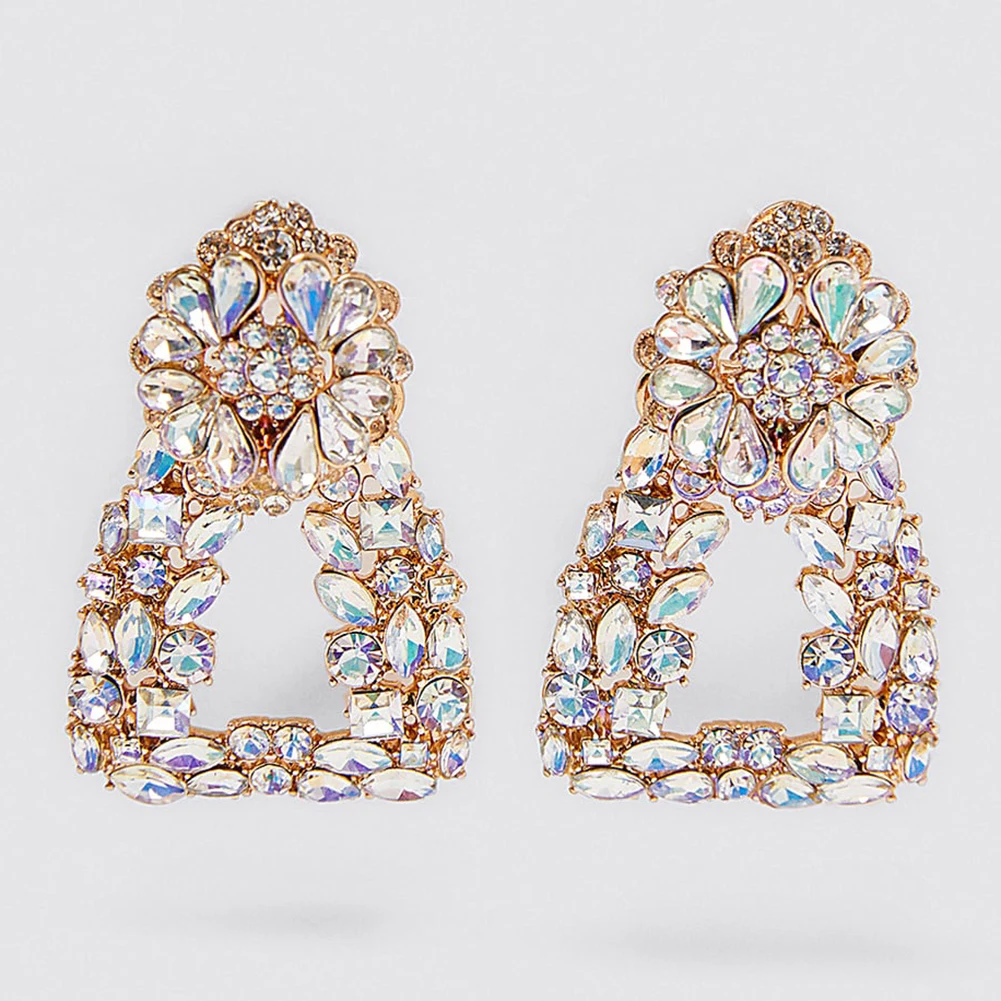 21 Dvacaman, мода ZA, много цветов, сплав, висячие серьги для женщин, золотой цвет, металл, массивные серьги, Свадебная вечеринка, ювелирное изделие - Окраска металла: 21