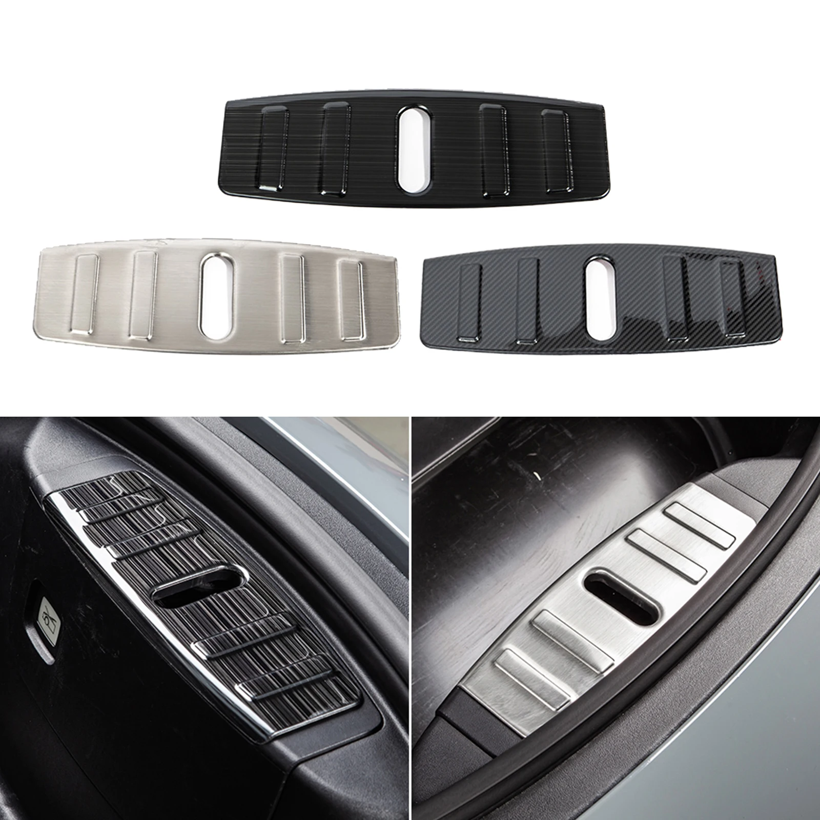 

Car Stainless Front Trunk Cover Panel Trim Protection for Tesla Model 3
