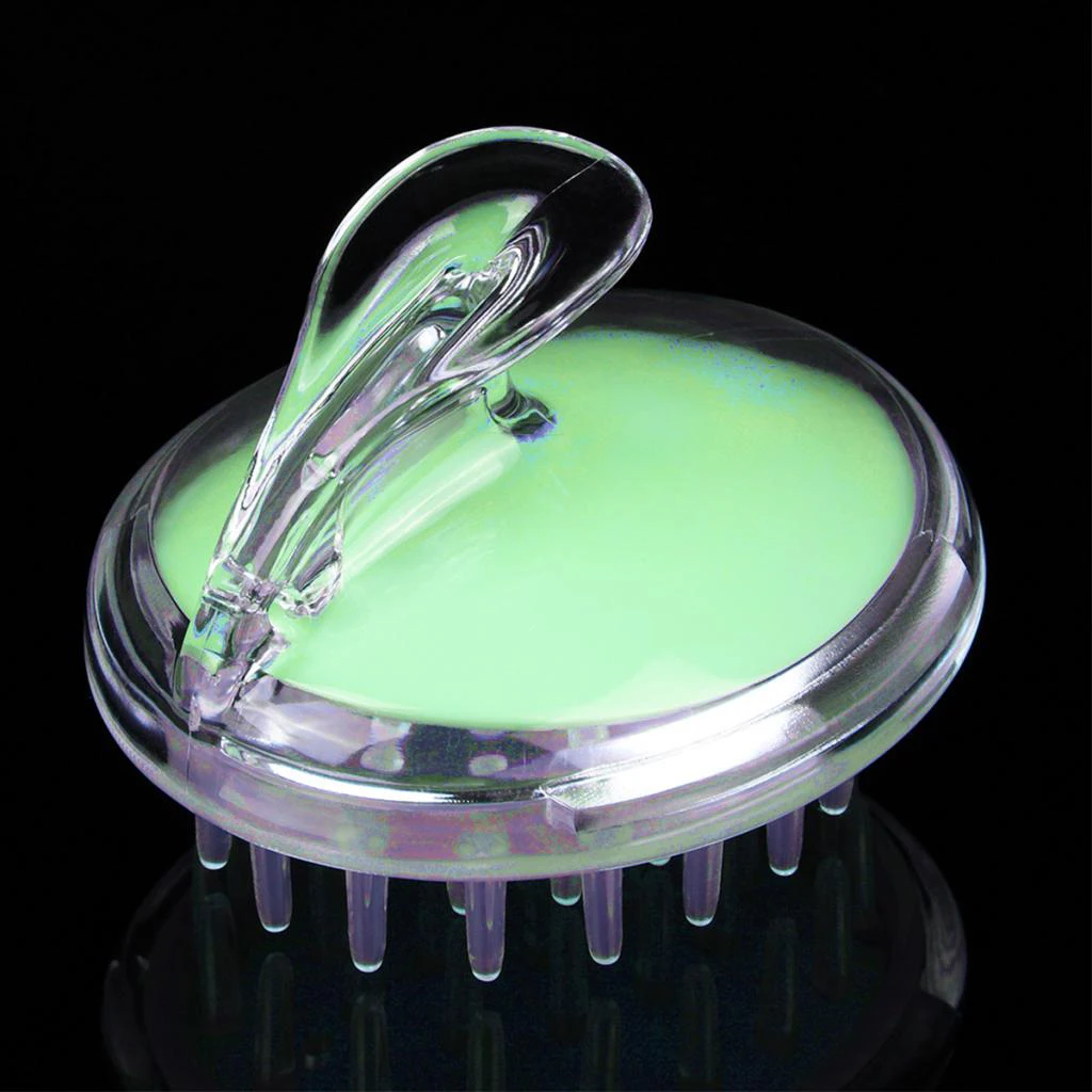 1x волос массажер для головы щетка мытья ковра перхоти Массажная расческа