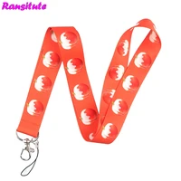 fruit series of peaches neckband lanyard key id card gym mobile phone strap multi function mobile phone decoration r645