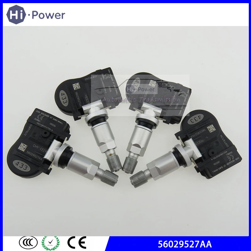 4 шт./лот. Оригинальная система контроля давления в шинах 68078768AA 56029527AA датчик для Chrysler 68001698AA 68001698AB TPMS датчик