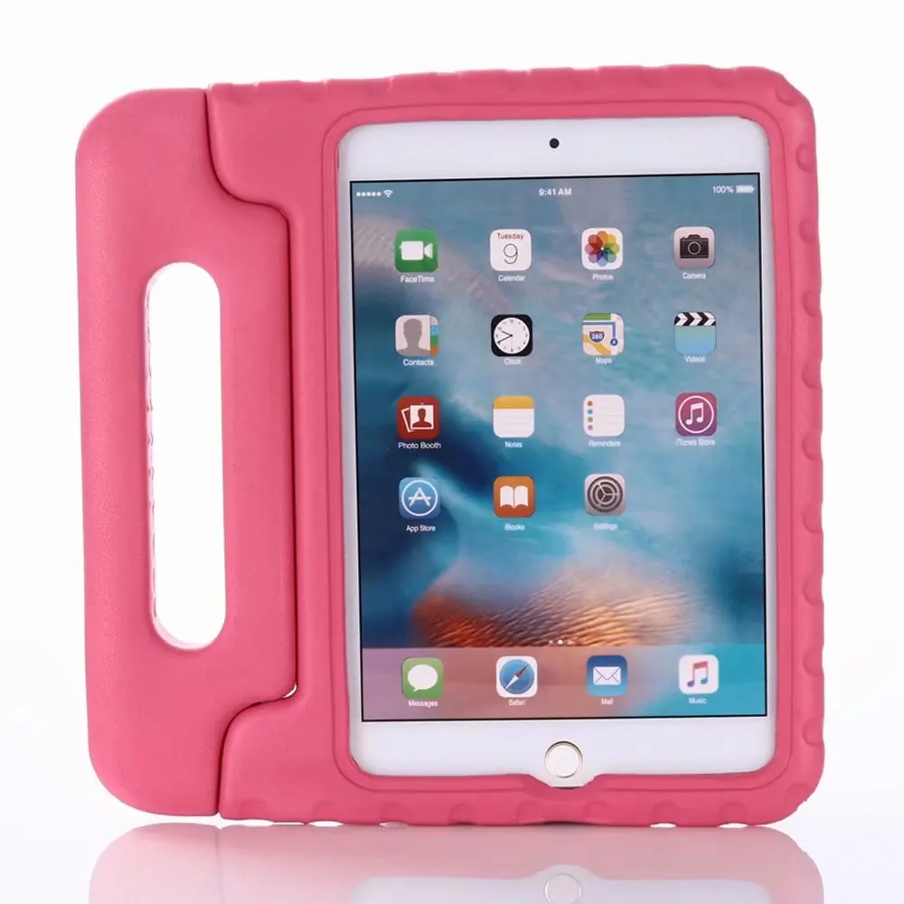 rose red Для IPad Air 3-го поколения 10,5 чехол детский противоударный чехол с подставкой задняя крышка для IPad Air 3 10,5 дюймов ребенок для iPad 10,2" - Цвет: rose red