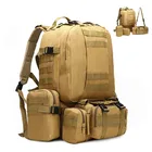 Походные тактические рюкзаки на 50 л, армейский Рюкзак Molle для спорта на открытом воздухе, Мужская Военная Сумка для кемпинга, походов, путешествий, скалолазания