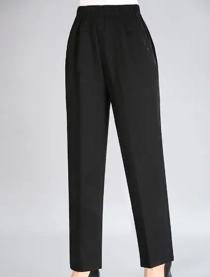 Модные бархатные повседневные свободные женские брюки с эластичной резинкой на