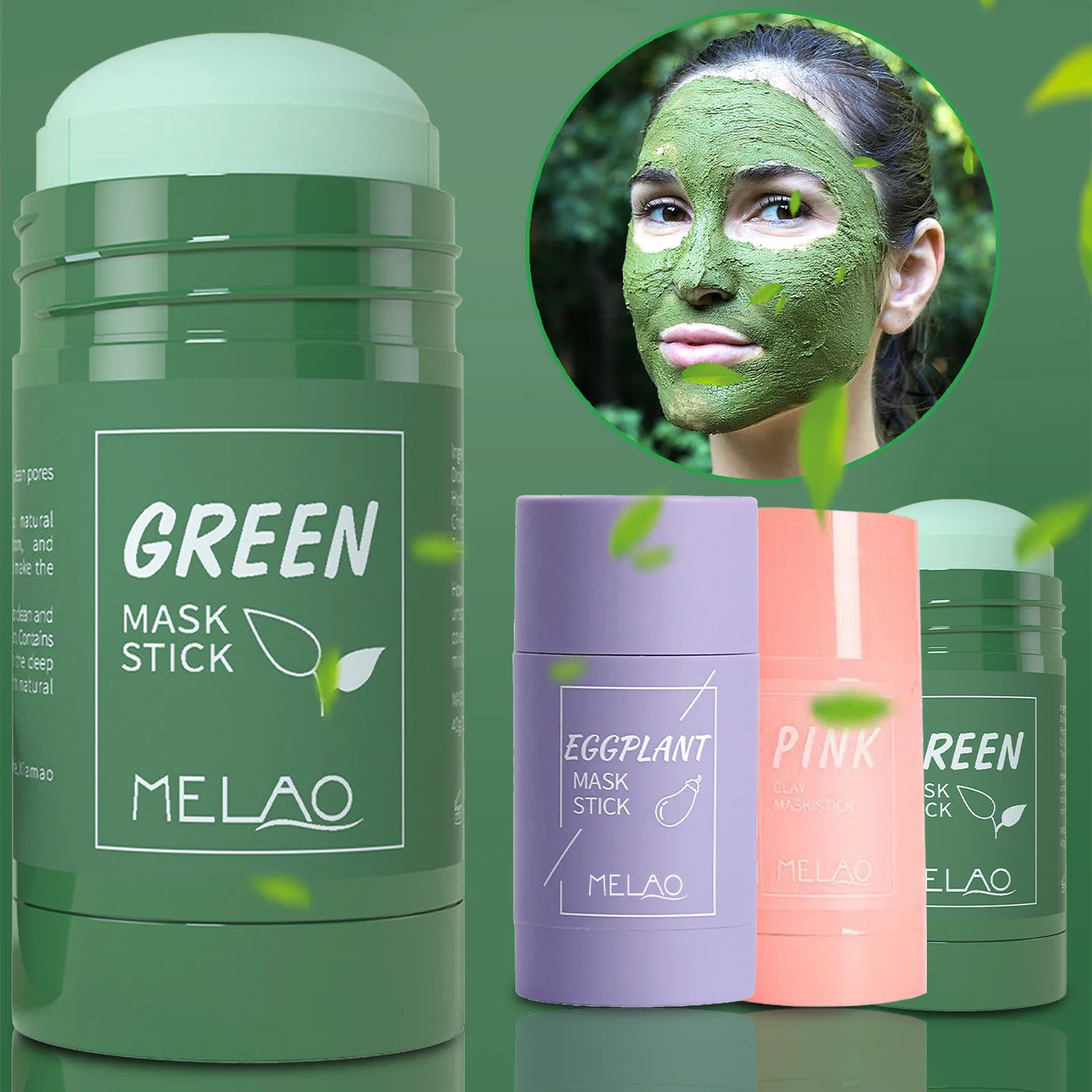 

Mud Mask Stick To Apply A Solid Mask To Moisturize The Skin