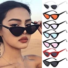 Очки солнцезащитные женские, кошачий глаз, ретро, небольшие, треугольные солнечные очки