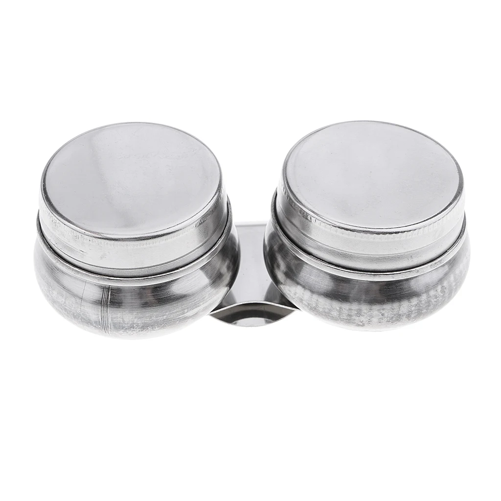 Художники из нержавеющей стали металла двойной Диппер палитра зажим для