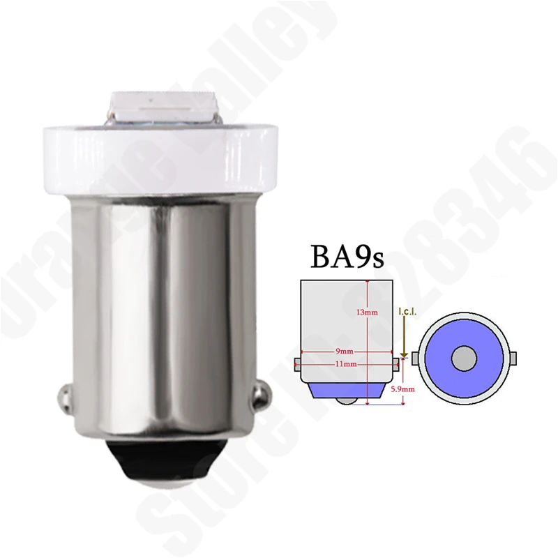 100pcs Best Price BA9S T11 H6W 1 LED 5050 SMD Car Interior Lights Reading Dome Lamp Map lighting Auto Bulbs DC 12V - купить по